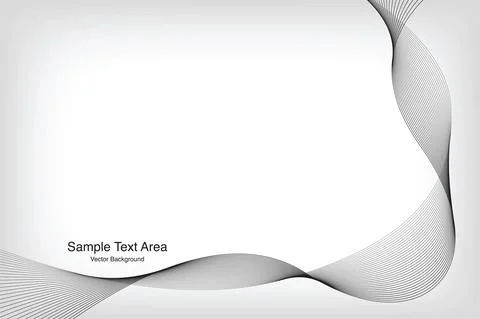 Abstract Modern Wave Line Pattern Stock Illustration