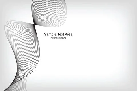 Abstract Modern Wave Line Pattern Stock Illustration