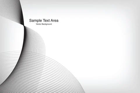 Abstract Modern Wave Line Pattern Stock Illustration