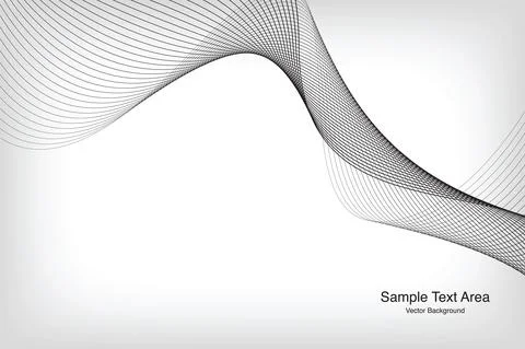 Abstract Modern Wave Line Pattern Stock-Illustration