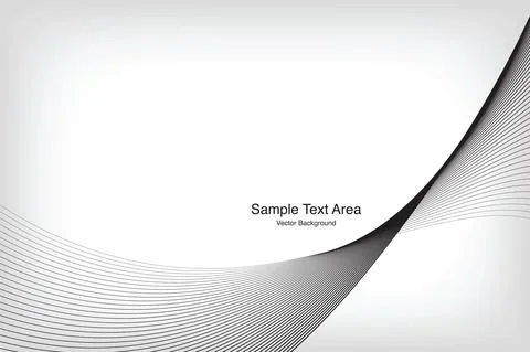 Abstract Modern Wave Line Pattern Stock Illustration