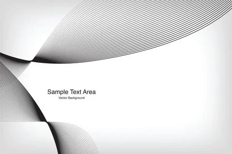 Abstract Modern Wave Line Pattern Stock Illustration