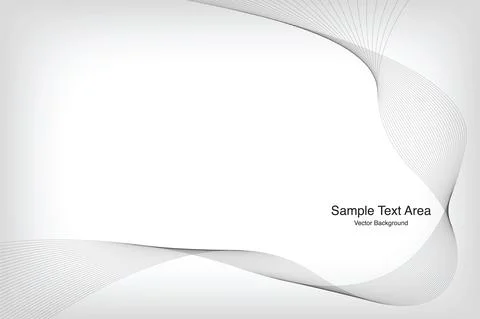 Abstract Modern Wave Line Pattern Stock Illustration