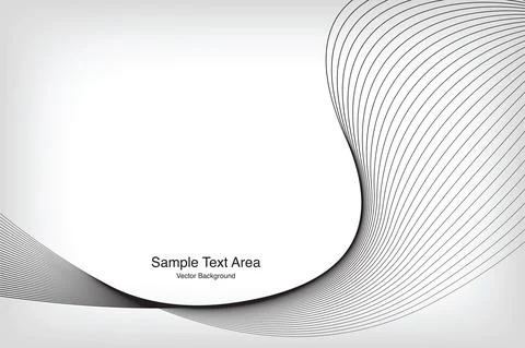 Abstract Modern Wave Line Pattern Stock Illustration