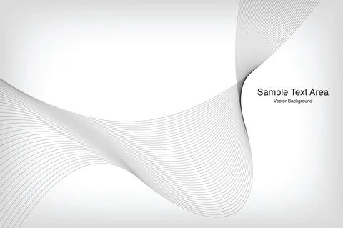 Abstract Modern Wave Line Pattern Stock Illustration