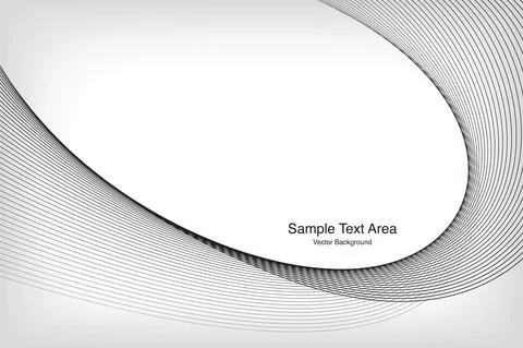 Abstract Modern Wave Line Pattern Stock Illustration