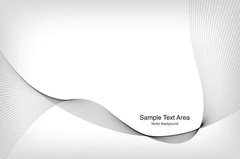 Abstract Modern Wave Line Pattern Stock Illustration