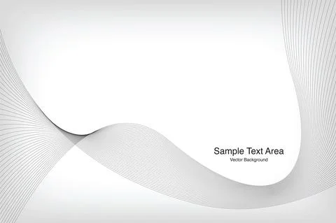 Abstract Modern Wave Line Pattern Stock Illustration