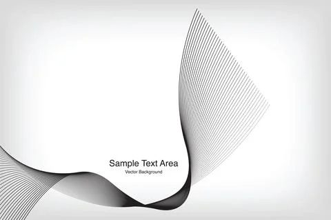 Abstract Modern Wave Line Pattern Stock Illustration