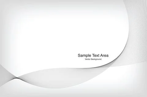 Abstract Modern Wave Line Pattern Stock Illustration