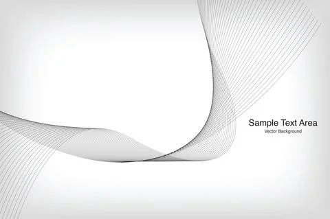 Abstract Modern Wave Line Pattern Stock Illustration