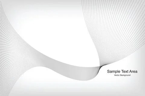 Abstract Modern Wave Line Pattern Stock Illustration