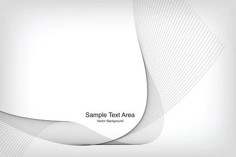 Abstract Modern Wave Line Pattern Stock Illustration