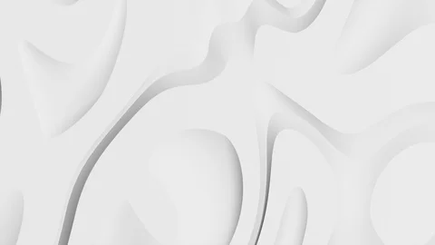 Abstract modern white design background - seamless looping (4K) Stock Footage 107340659