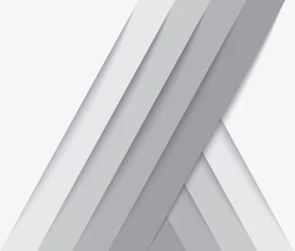 Abstract modern white lines background vector Stock Illustration
