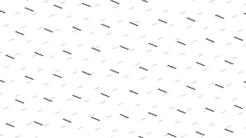 Abstract modern wiggle line background loop Video stock 95727682