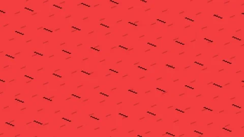 Abstract modern wiggle line background loop red and black Stock Footage 95727684