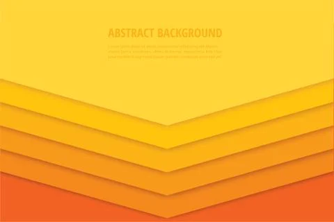 Abstract modern yellow lines background Stock Illustration