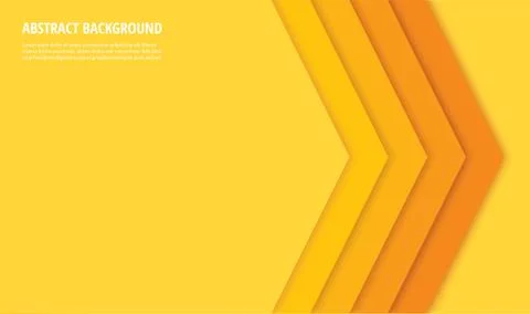 Abstract modern yellow lines background Stock Illustration