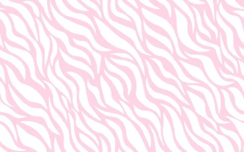 Abstract modern zebra seamless pattern. Animals trendy background. White and Stock Illustration