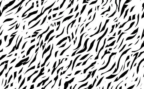 Abstract modern zebra seamless pattern. Animals trendy background. White and Illustrazione stock