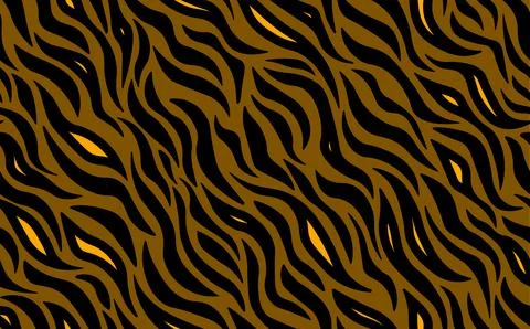 Abstract modern zebra seamless pattern. Animals trendy background. Beige and Stock Illustration