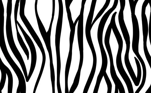 Abstract modern zebra seamless pattern. Animals trendy background. White and Illustrazione stock