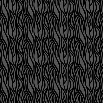Abstract modern zebra seamless pattern. Animals trendy background. Grey and Illustrazione stock