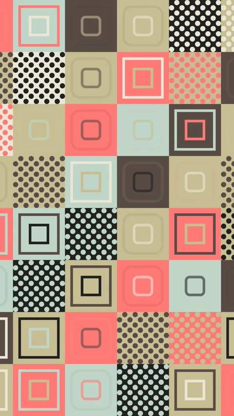 Abstract Modular Geometry Animation With Smooth Repeating Motion Stock Footage 332342186