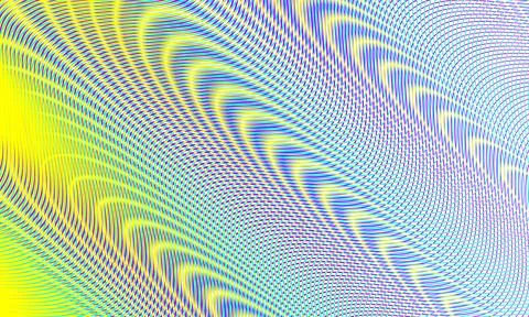 Abstract moire pattern background. An extreme moire effect creating an Illustrazione stock