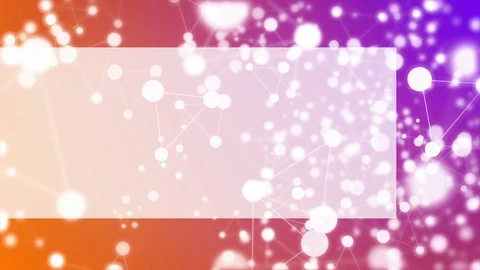 Abstract molecular structure flying motion background. Stock Footage 99256203