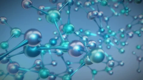 Abstract molecular structure Stock Footage 107940064