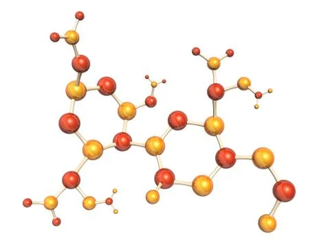 Abstract molecular structure Stock Illustration