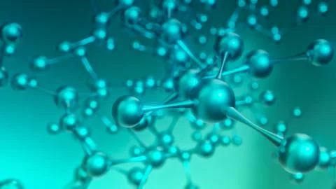 Abstract molecular structure イラスト素材