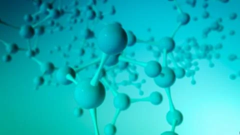 Abstract molecular structure Stock Illustration