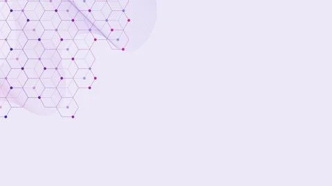 Abstract molecular structure Stock Illustration