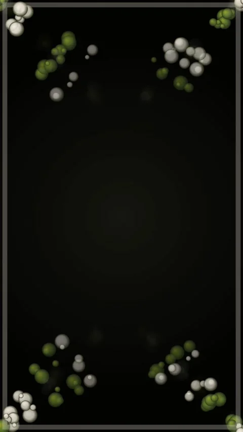 Abstract Molecular Structures Floating on Dark Background, Science Animation Stock Footage 347698247