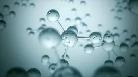 Abstract Molecule Background - Loopable 3D Animation Stock Footage