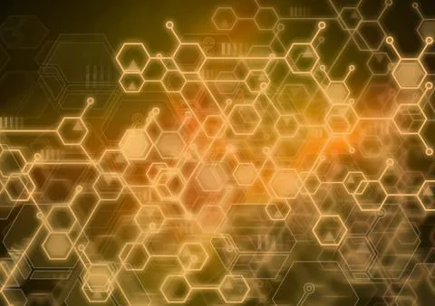 Abstract molecule background Stock Photos