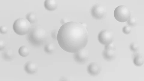 Abstract Molecule Design. Circular Geometric Structure Stock Footage 87543814