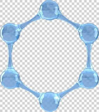 Abstract molecule model Stock Illustration