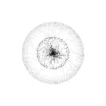 Abstract molecule. Molecular structure. Science or medical background with Stock Illustration