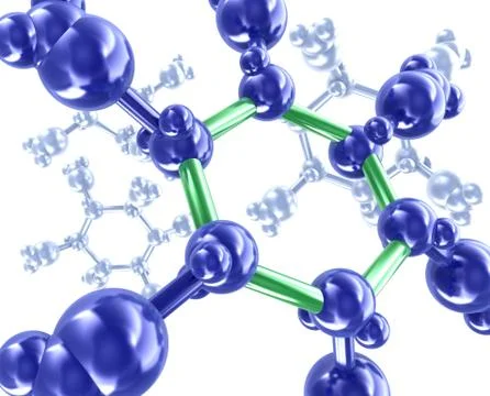 Abstract molecule structure Stock-Illustration