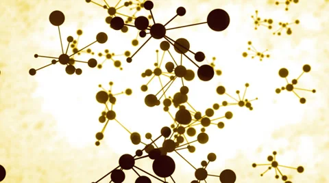 Abstract molecules 스톡 동영상 30882356