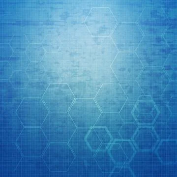 Abstract molecules medical background Stock Illustration