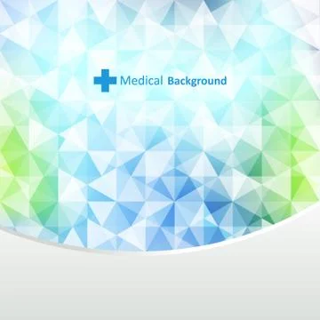 Abstract molecules medical background (Vector). Stock Illustration