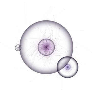 Abstract molecules. Molecular structure. Science or medical background with Illustrazione stock