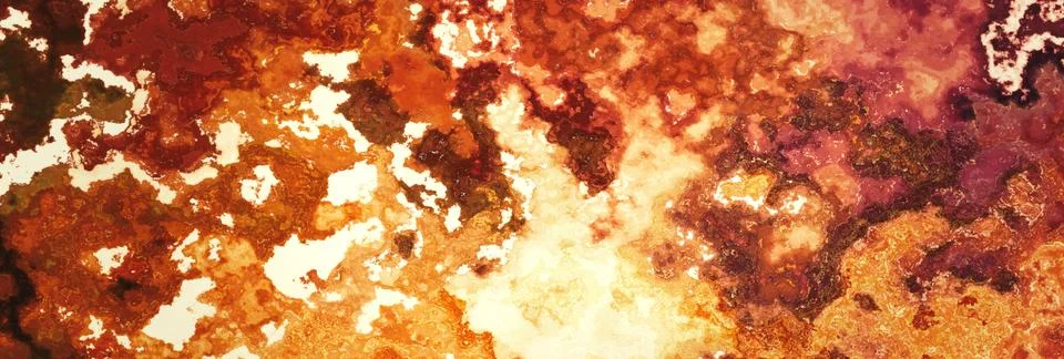 Abstract molten lava texture background with fiery orange glowing magma patte Stock Illustration