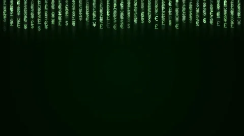 Abstract money matrix Stock Footage 28770454