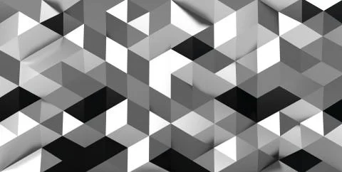 Abstract mono background. 3D render. Stock Illustration